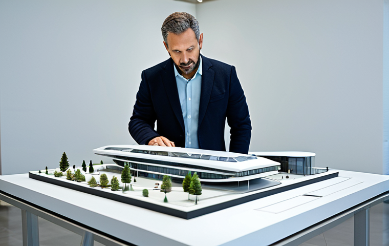 건축 실무에서 요구되는 소프트 스킬 - Architect Reviewing Construction Site Plans**

"An architect on a construction site, wearing a hard ...