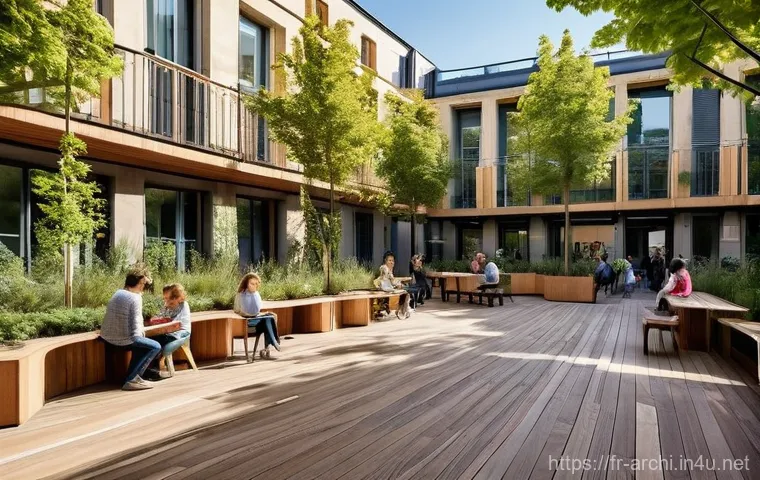 건축과 도시계획의 연관성 - **A Vibrant Urban Oasis in a Reimagined French City Square**
    Imagine a bustling public square in...