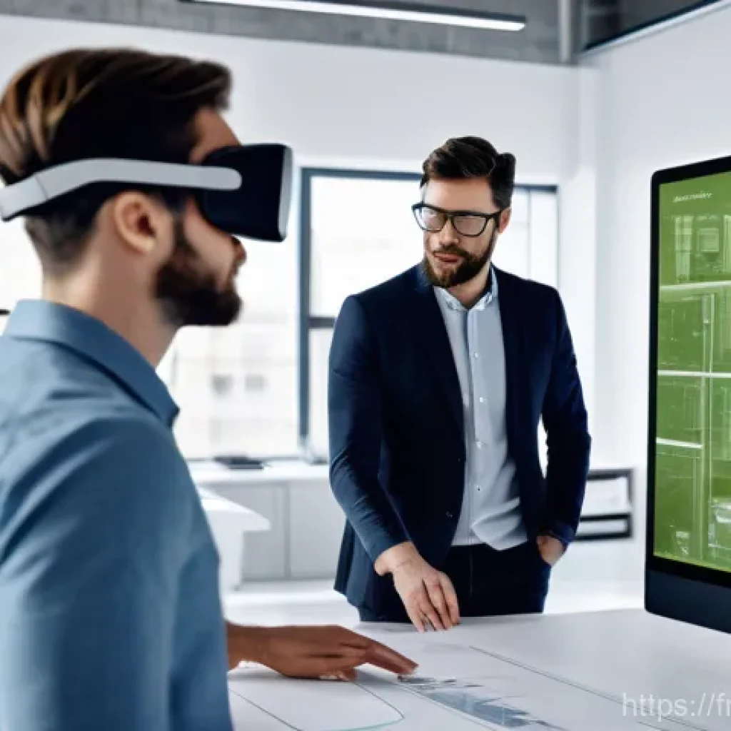 건축가의 경력 개발을 위한 학습법 - Embracing the Digital Revolution in Architecture**

A dynamic, high-angle, photorealistic shot of a ...