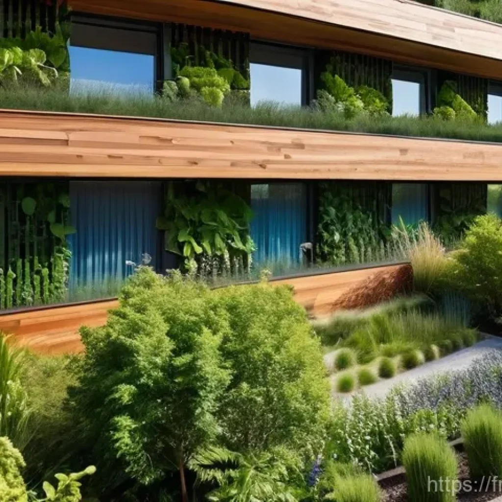 건축 실기 시험에 자주 나오는 주제 - **Sustainable Bio-sourced Urban Oasis:** An ultra-modern, multi-story building featuring a dynamic f...