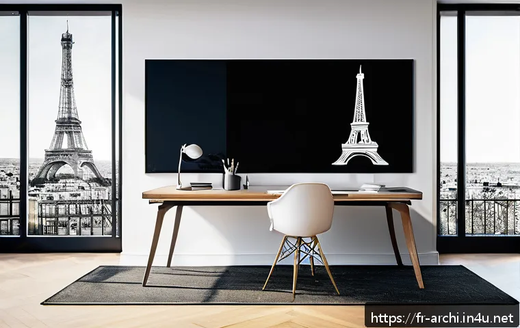건축가의 포트폴리오 지속 업데이트 방법 - A modern architect&rsquo;s portfolio presentation scene: a sleek, well-lit workspace with a high-resolutio...
