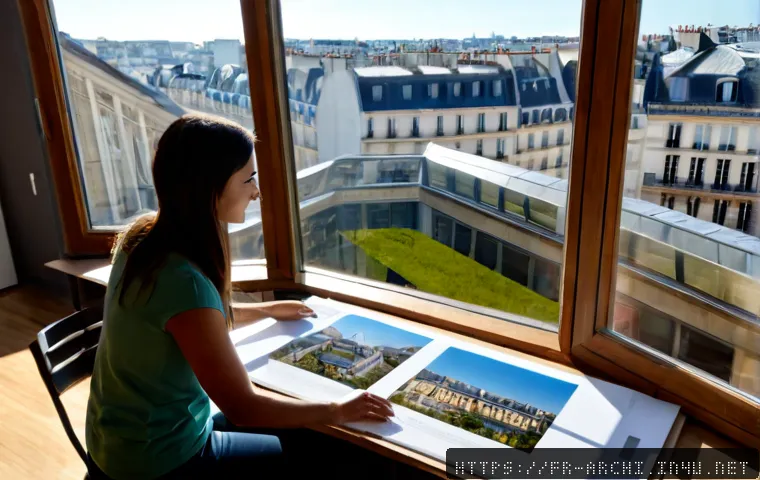 건축 설계에서 미래 기술 트렌드 활용하기 - Photorealistic architectural design studio in Paris, an experienced architect and a young engineer r...